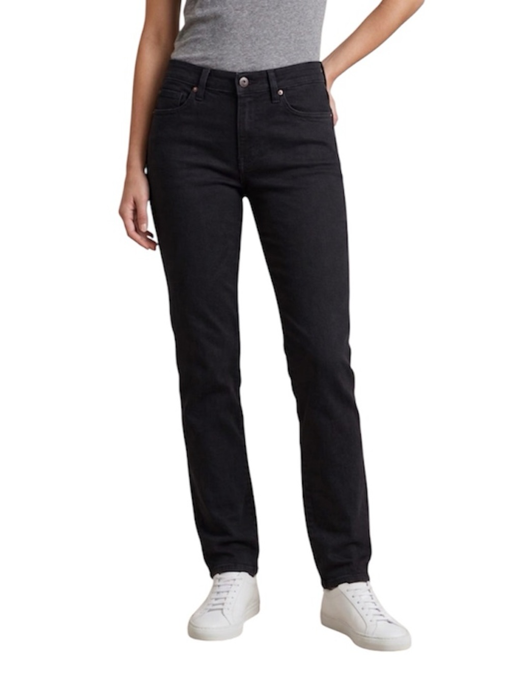 Joe's Jeans Decker Wash Black Slim Straight-Leg Jeans